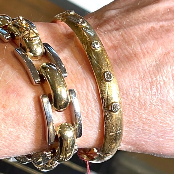 Jewelry - 14k -2- Toned Heavy Link Bracelet